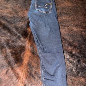 American Eagle Outfitters Dark Blue Skinny Jeans